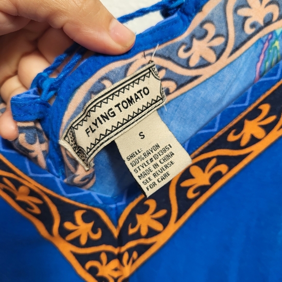 Revolve Flying Tomato blue dress - Picture 5 of 7